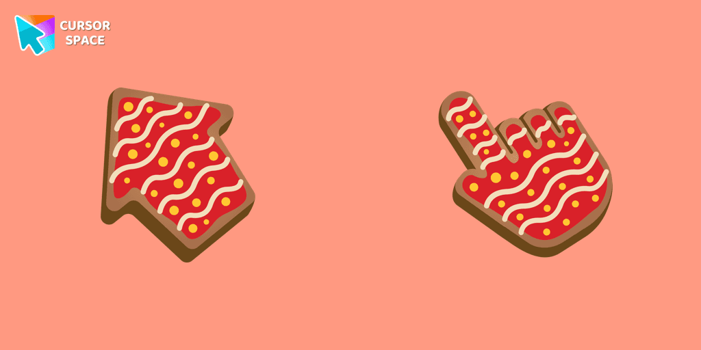 Gingerbread cursor cursor pack